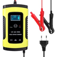 12V 6A Full Automatic Car Battery Charger Intelligent Fast Power Charging Pulse Repair Chargers Wet 
