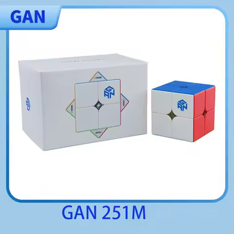 【JudyCube】GAN 251 M Pro 2x2 Magnetic Speed Cube Professional GAN Cube 251M AIR Puzzles GAN 249 V2 St