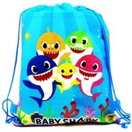✨💖🦈 A4 Size Baby Shark Drawstring Bag 💖 String Bag Birthday Party Goodie Bag 💖 Loot Bag Gift Bag Children Day Gifts 🦈💖✨