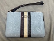 Coach 淺藍色小卡包