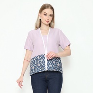 Warehouse Sale Bhatara Batik Women's Batik Blouse - YUKI - Short Sleeves