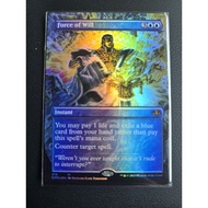 Proxy Card. Force of Will(Foil) MTG. Dominaria Remastered Variants