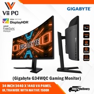 GIGABYTE G34WQCA / G34WQC A 3‎4" 1‎ms 1‎44Hz WQHD Curved 21:9 Ultrawide Gaming Monitor