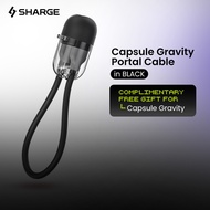 [Free Gift] SHARGE Capsule Portal Cable in Black | For Sharge Capsule Gravity 3-in-1 Power Bank