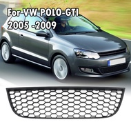 Front Lower Bumper Grilles for VW POLO-GTI MK4 9N3 2006-2009 Racing Grill Center Grill Vent Grill Ca