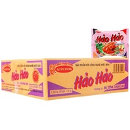 [5% OFF WHOLESALE] Carton of 30 packs Hao Hao spicy and sour noodles - 1 thùng mì tôm chua cay Hảo H