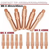 2/5PCS M6*45MM/M6*40MM 8.8MM Welding Torch Contact Tip Gas Nozzle Mig Mag Welder Welding Torch Airco
