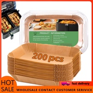 [In Stock]  with Dz201 Air Fryer Disposable Parchment Paper Liners for Air Fryer 200pcs Disposable A