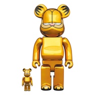 [BE@RBRICK] Garfield (Gold Chrome Version) 100% and 400%