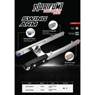 NORIFUMI SWING ARM ALLOY Y15 Y16 EXCITER150 155 SWINGARM STD CUTTING +2 INCH CHAIN ADJUSTER SET POLY
