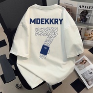 Trendy Men's T-Shirt MDEKKRY Numbers 7 - Unique Print Letters & Numbers, Practical Men's Style with 