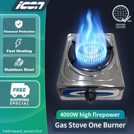 ICON Heavy Duty Single Burner Gas Stove Stainless Body