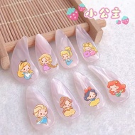 Guzheng cartoon nails, children's beginner playing 古筝卡通指甲 儿童初学演奏义甲 双面弧 可爱小公主312EGF