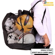 Sport Ball Carry Bag Max 5-6 Balls Multipurpose Football Basketball Volleyball Netball Storage Beg B