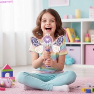 HONEYHIVE​ Magic Wand Toy, With Light With Music Fairy Wand, Fairy Stick Flash Rotating Snowflake Li