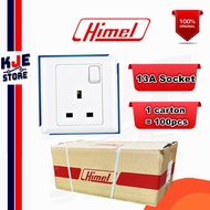 HIMEL Switch 13A Socket - 1Carton = 100pcs - 13A 1G Switch Socket Advanced Series Switches & Socket 