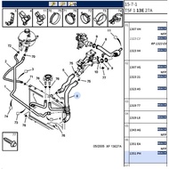 1351PH for Peugeot 307 Engine Radiator Sewer Pipe Outlet Pipe 2.0L/EW10J4
