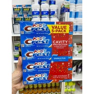5 TUBES OF CREST KID’S CAVITY PROTECTIN TOOTHCARE 130g FROM THE USA