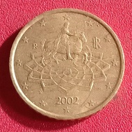 Koin Italia 50 Euro Cent (1st map)