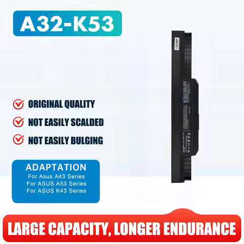 New A32-K53 A41-K53 battery for ASUS K53 K53E X54C X53S X53 K53S X53E K43E K43S K43U X43S X43SJ X43S