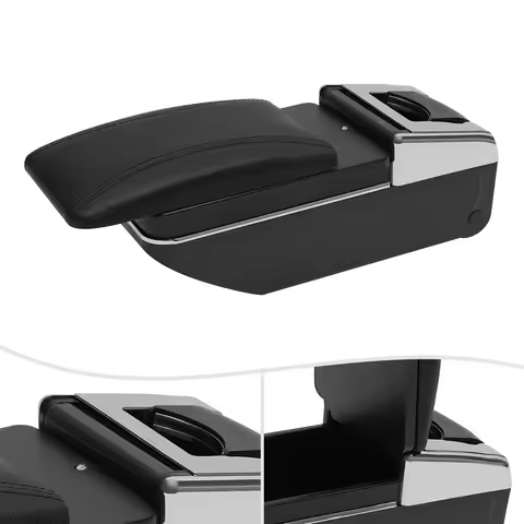 Storage Box Armrest with Rotating Function Car Armrest Storage Box for Nissan Tiida / Latio 2007-11 