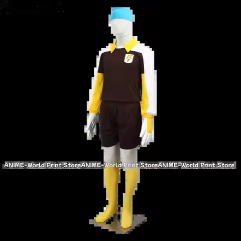 《Custom Size》Anime Inazuma Eleven GO Shinsuke Nishizono Raimon Soccer Team Goalkeeper Uniform Cospla