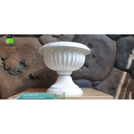 Flower pot CUP POT JUARA white shallom 38 cm and 42 cm
