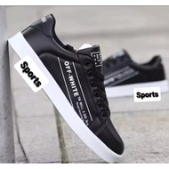 OFF WHITE HITAM Trendy Sneakers Off Code White Black