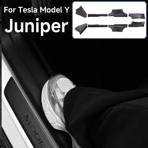 For Tesla Model Y Juniper Accessories Pillar Protection Board Front & Rear Threshold Guard for Tesla