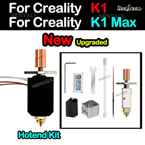 Updated Hotend Kit For Creality K1 K1 Max 550°C High Temperature Hotend For Creality K1 3D Printer C