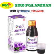 PQA Amidan chai 125ml dùng cho người bị Viêm Họng Viêm Amidan Giúp bổ phế giảm ho giảm sưng đau do v