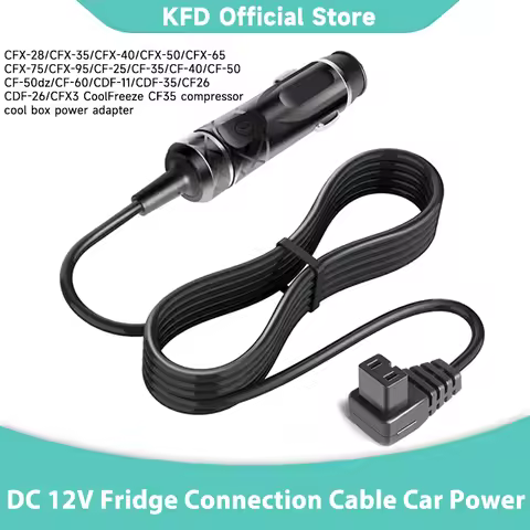 DC 12V Cable Car Charger Waeco Cool Box CF CDF Compressor Replacement Cable Mobicool FR40 MCF40 Car