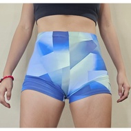 NPD NEW {B1T1} BLUE TRIANGLE SPANDEX CYCLING FOR ALL SPORTS VOLLEYBALL,GYM,YOGA, SWIMMING