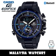 (OFFICIAL WARRANTY) Casio Edifice ECB-800DC-1A Tough Solar Chronograph Bluetooth Black Stainless Ste