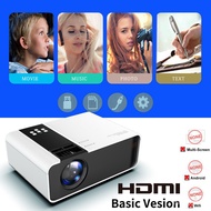 1uIY READY STOCK6000 lumens Android Mini Projector HD Proyector WIFI LCD Led Projector Home Cinema Support 3D/USB/H#proj