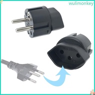 WU European France Travel Adapter Swiss to European Plug Adapter Connector Socket