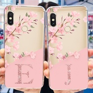 For Xiaomi Redmi Note 5 Pro Case Soft Silicone Fashion Flower Letters Clear Casing For Xiomi Redmi Note 5 Pro Note5 Cover