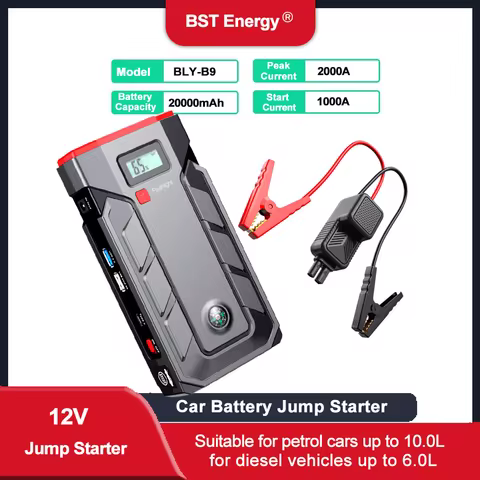 20000mah 18000mAh 16000mAh 132000mAh 12000mAh 10400mAh Portable Jump Starter 12V High-power Automobi