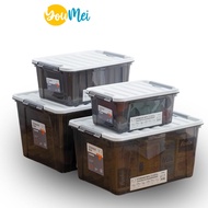 Box Container - Lid Storage Box 65 Liter / 85 L - Aesthetic Organizer for Clothes / Toys / Transpare