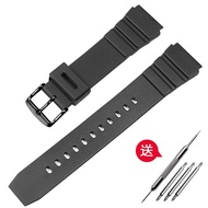Original Style Mens Resin Watchband for Casio MRW-200H S300H W-800 Replacement Band Suitable for Mid