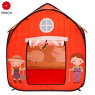 Kids Play Tent Pop Up Barn Play Tent No Installation Foldable Play Tent Portable Playhouse Tent Oxford Cloth Play Tent House  SHOPSBC8214