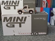 1/64 Mini GT Land Rover Defender 90 貨車及拖車套裝 1:64