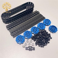 Compatible with Lego large, medium and small tracked wheel robot tank mechanical technology parts ev