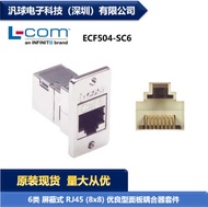 L-COM ECF504-SC6 Class 6 Shielding RJ45 Panel Coupler Kit Connector Ready Stock