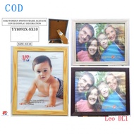 PHOTO FRAME WOODEN ACETATE COVER 8R (yy8091x-8X10)