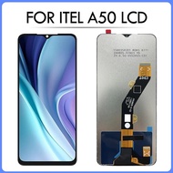 จอ LCD คุณภาพสูง6.6นิ้วสำหรับ Itel A50พร้อมดิจิไทเซอร์หน้าจอสัมผัสสำหรับชิ้นส่วนอะไหล่หน้าจอ LCD A50