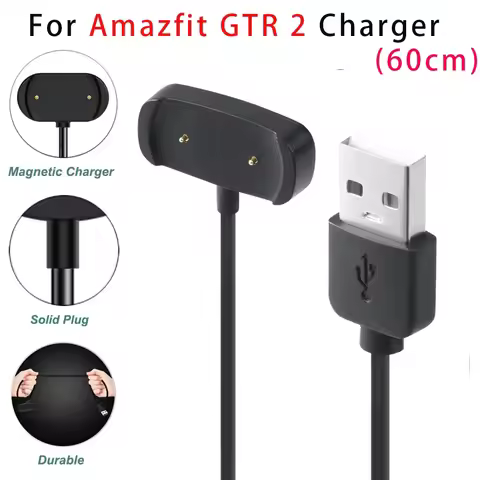 USB Charger For Amazfit GTR 2/GTR 2e/Bip U Pro/Pop Pro Charging Cable For Amazfit GTS 2 Mini/GTS 2e/