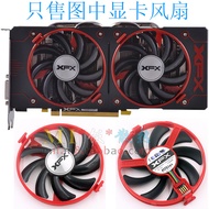 X XFX Message View R9 370X/380X Black Wolf-Evolution F10H12S9-C 0.35A Graphics Card Dual Fan