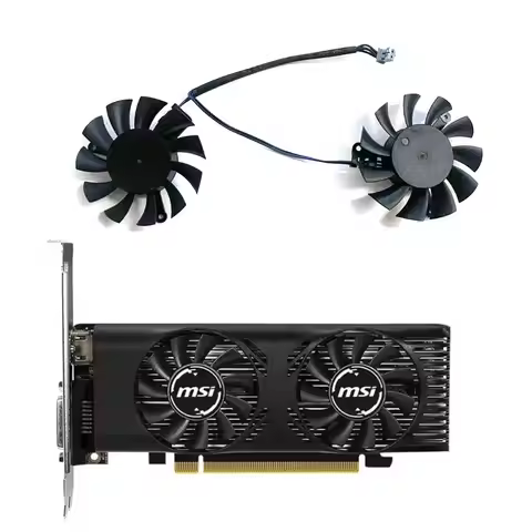 New 50MM 2PIN HA5510H12F-Z DC 12V 0.3A GTX 1650 GPU Fan for MSI GeForce GTX 1650 LP OCV1 Graphics Re