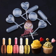 LPD (Contents 10pcs) Plastic cupcake dropper pipette - pudding vla pipette - dropper pipette